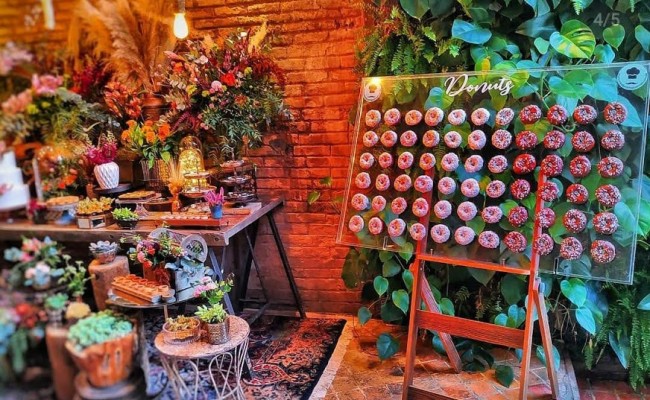 parede de donuts_wedding